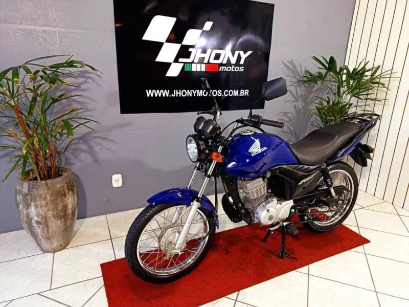 HONDA - CG 125 - 2010/2010 - Azul - R$ 8.500,00
